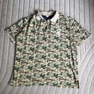 BAPE Milo Multi camo Short Sleeve Shirt A Bathing Ape Size 2XL Streetwear Punk